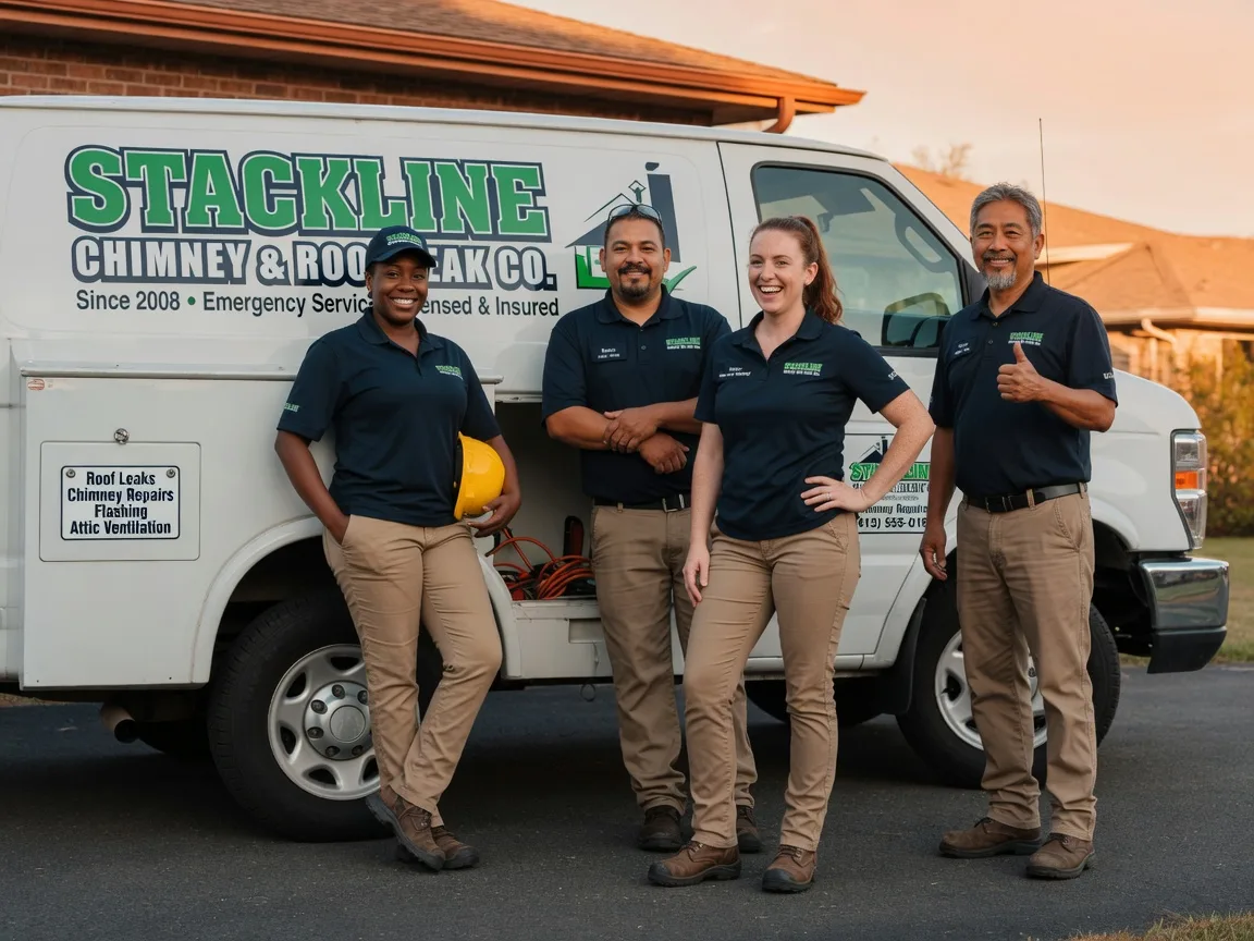 Chimney flashing repair company in Mansfield, TN